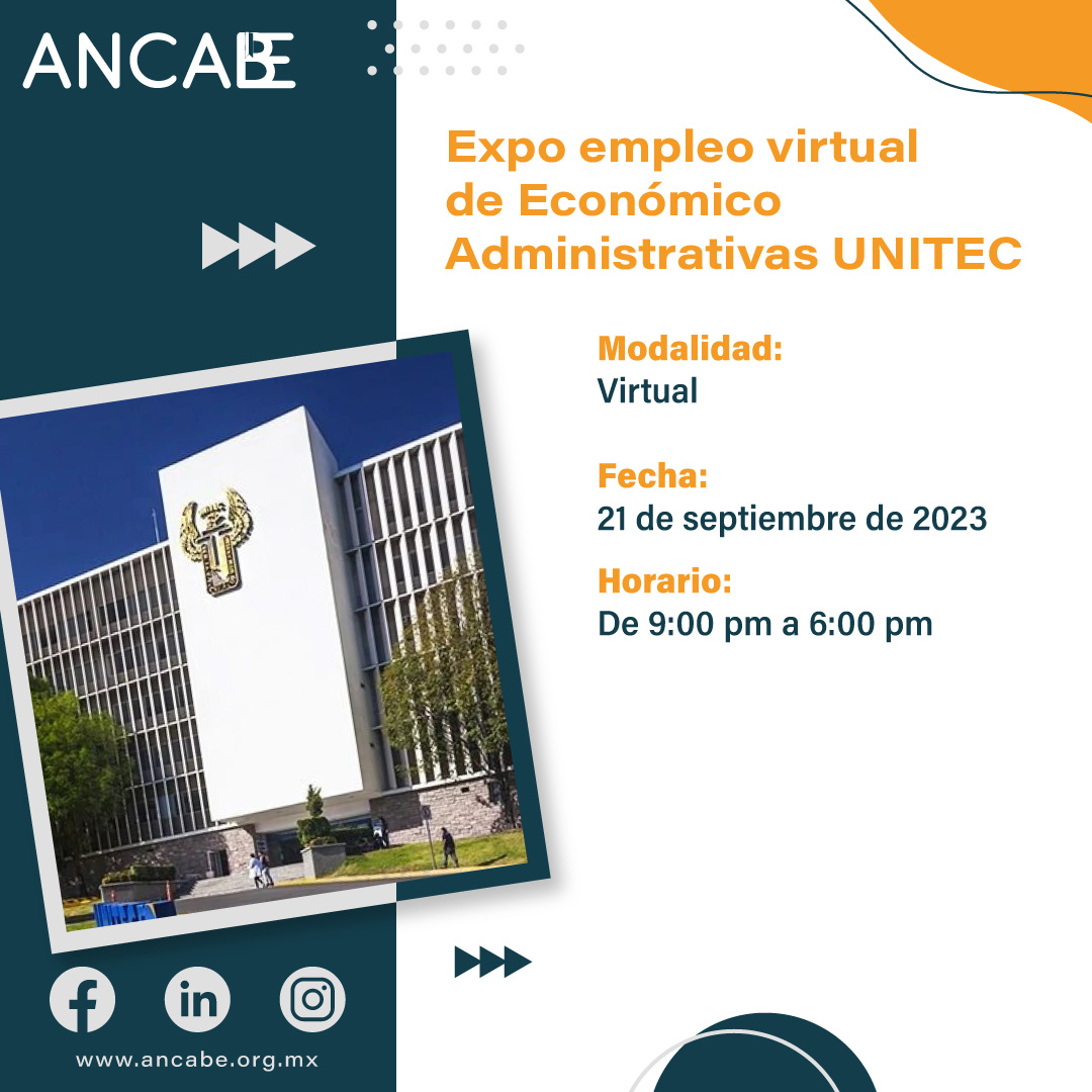 Expo empleo virtual de Económico Administrativas UNITEC